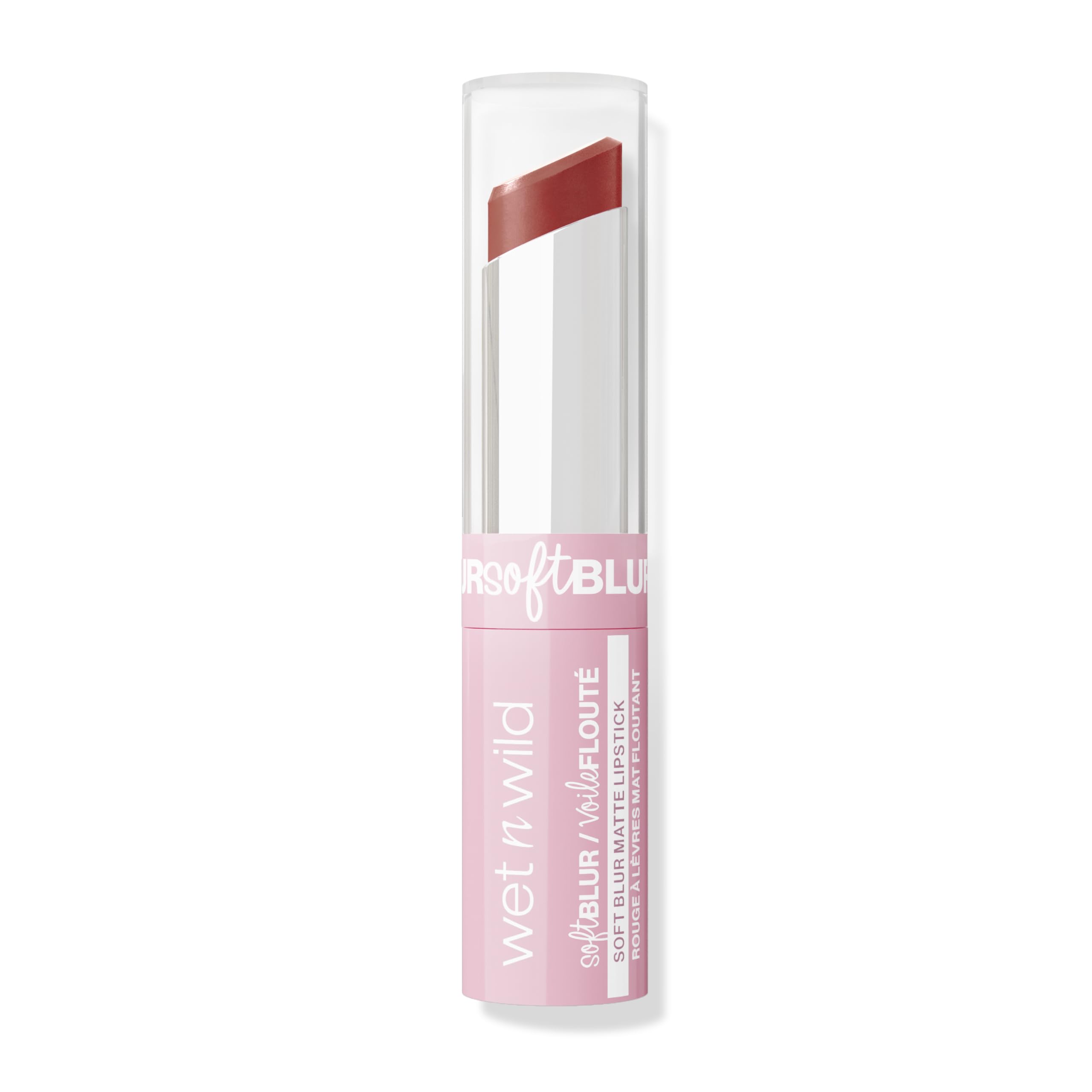 Wet n Wild Cloud Pout Soft Blur Matte Lipstick, Matte Liquid Lipstick with Non-Drying and Long-Lasting Formula, Lightweight and Moisturizing, Nude for Love