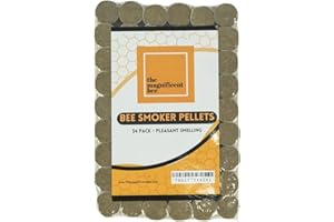 The Magnificent Bee Smoker Pellets, 54 Pack, Natural Hive Beekeeping and Beekeeper Accessories for Honey Bees, Clean and Natural Burning, Pleasant Smell for Outdoor Use | USA Brand