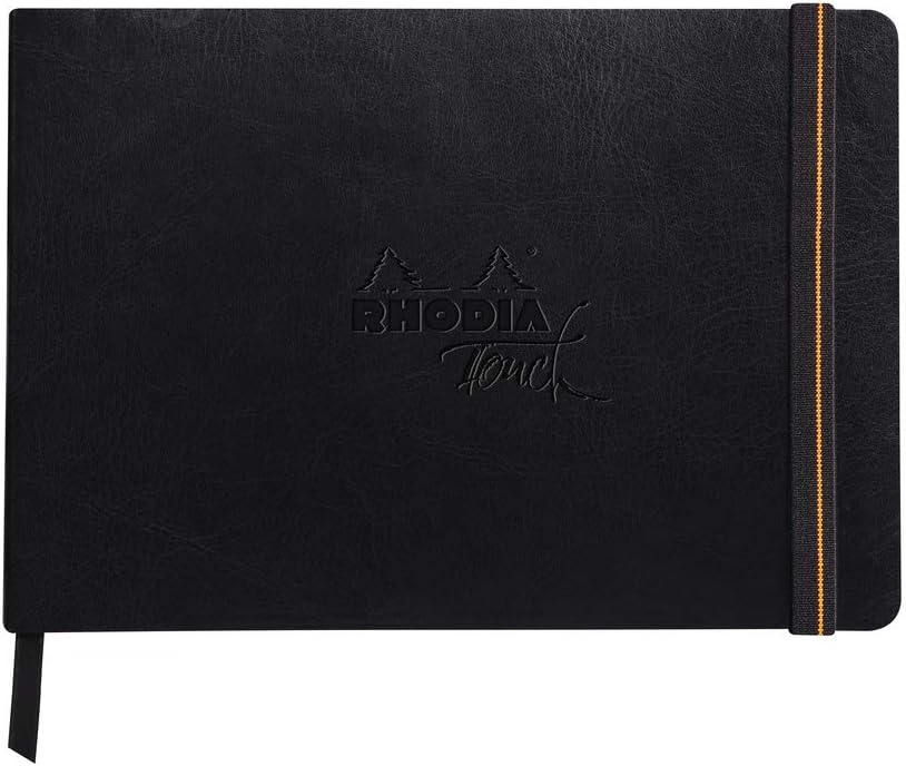 RHODIA TOUCH 116114C, Bristol Book A5 Soft Notebook, 64 pages, Clairefontaine Bristol Plain White Paper 205 g/m - Image 3