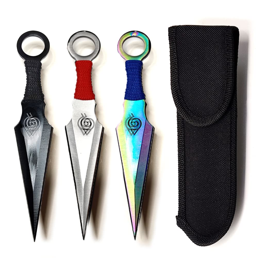 Avias Knife Supply Steel Anime 3 Piece Kunai