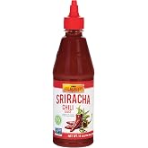 Lee Kum Kee Sriracha Chili Sauce Plastic Bottle (18 oz - 1 Pack), Gluten Free, Non-GMO, Vegan, Spicy, Hot and Sweet with a Hint of Garlic, Perfect for Stir-Fries, Dipping Sauces, Drizzling, Noodles, Marinades, and Dumplings