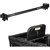 Universal Forward-Facing Stroller Wagon Support Bar,Length Adjustable Crossbar with Hook-Built in,Easy to Install & Remove Bu