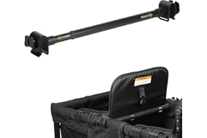 MYVIKCAR Universal Forward-Facing Stroller Wagon Support Bar,Length Adjustable Crossbar with Hook-Built in,Easy to Install & Remove Bus-Style Seating Upgrade Accessories