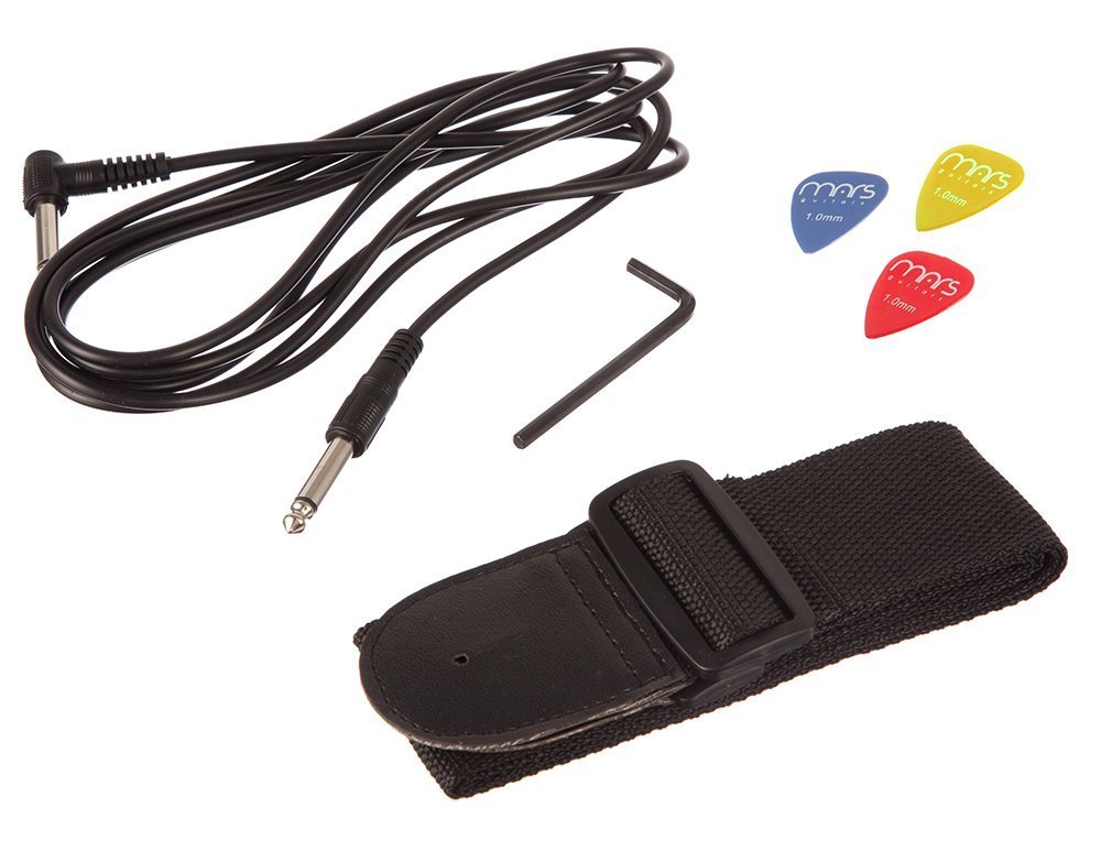 RockJam RJEG02 6 String Electric Guitar Beginner Kit with