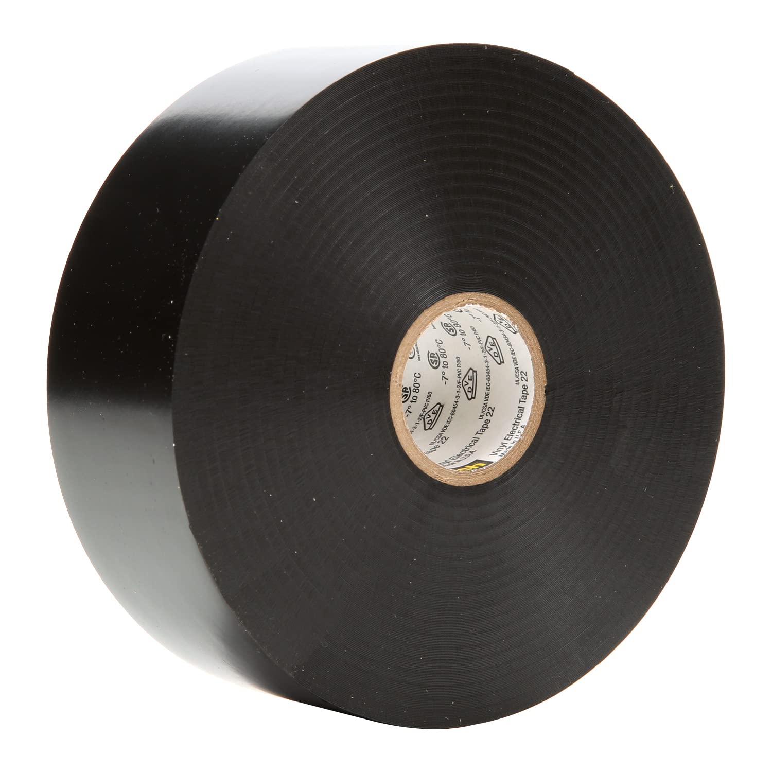 3M Scotch vinyl electrical insulation tape, 38 mm x 33m, 0.25 mm, black (223833)