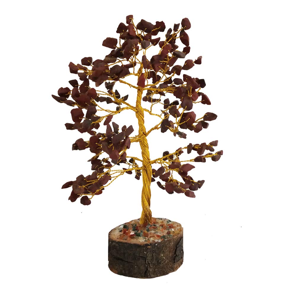 Buy Divya Mantra Feng Shui Natural Red Jasper Chakra Healing Gem Stone Bonsai Fortune Vastu Plant Sculpture Tree; Good Luck, Wealth, Success & Prosperity; Home Office Table Decor Gift Item; 300 Crystals Buy Divya Mantra Feng Shui Natural Red Jasper Chakra Healing Gem Stone Bonsai Fortune Vastu Plant Sculpture Tree; Good Luck, Wealth, Success & Prosperity; Home Office Table Decor Gift Item; 300 Crystals