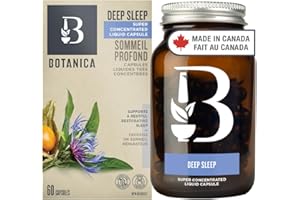 Deep Sleep Liquid Capsules with Ashwagandha & Passionflower, Supports Deep and Restful Sleep, Whole Herb Formula, Non-GMO, Ve
