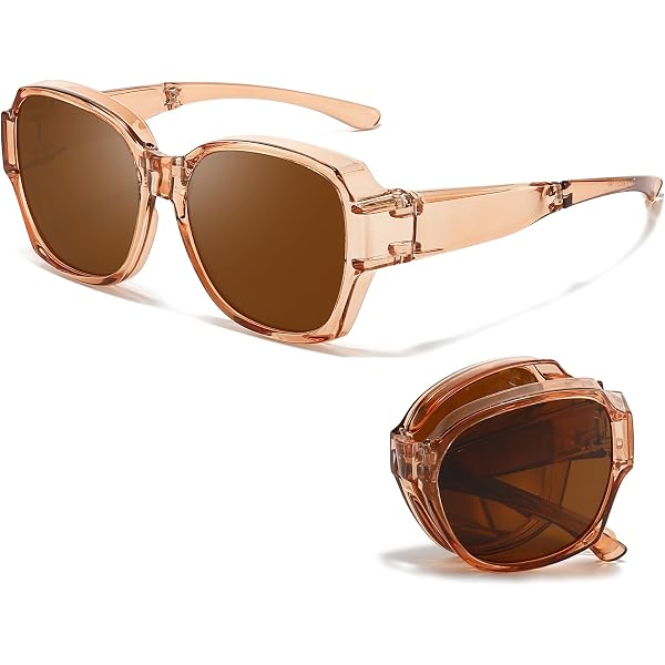 Amazon.com: PASTL TAC Polarized Lens Foldable Fit Over  display picture 1