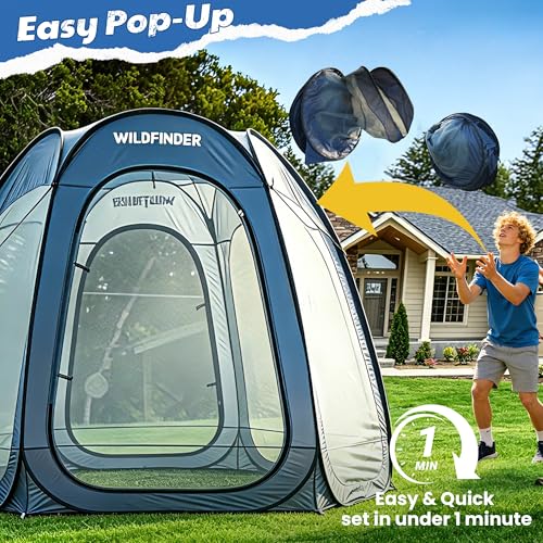 WildFinder 10x10 Pop Up Screen House Tent Review: Portable Gazebo with Mesh Walls image 17
