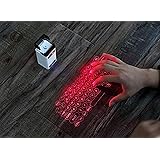 AGS World's Most Advanced Wireless Laser Projection Bluetooth Virtual Keyboard & Mouse for iPhone, Ipad, Smartphone and Table