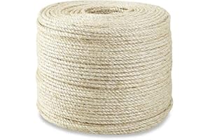 RUSHAZZLED 1/4" X 2500' Sisal Rope