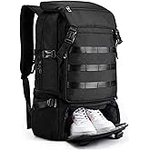 KEQIKAI 40L Travel Backpack, 15.6 Inch Laptop Backpack for Men Women, Waterproof Rucksack Casual Daypack with Shoe Compartment for Work Business Hiking