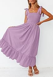 ZESICA Women's 2024 Summer Boho Spaghetti Strap