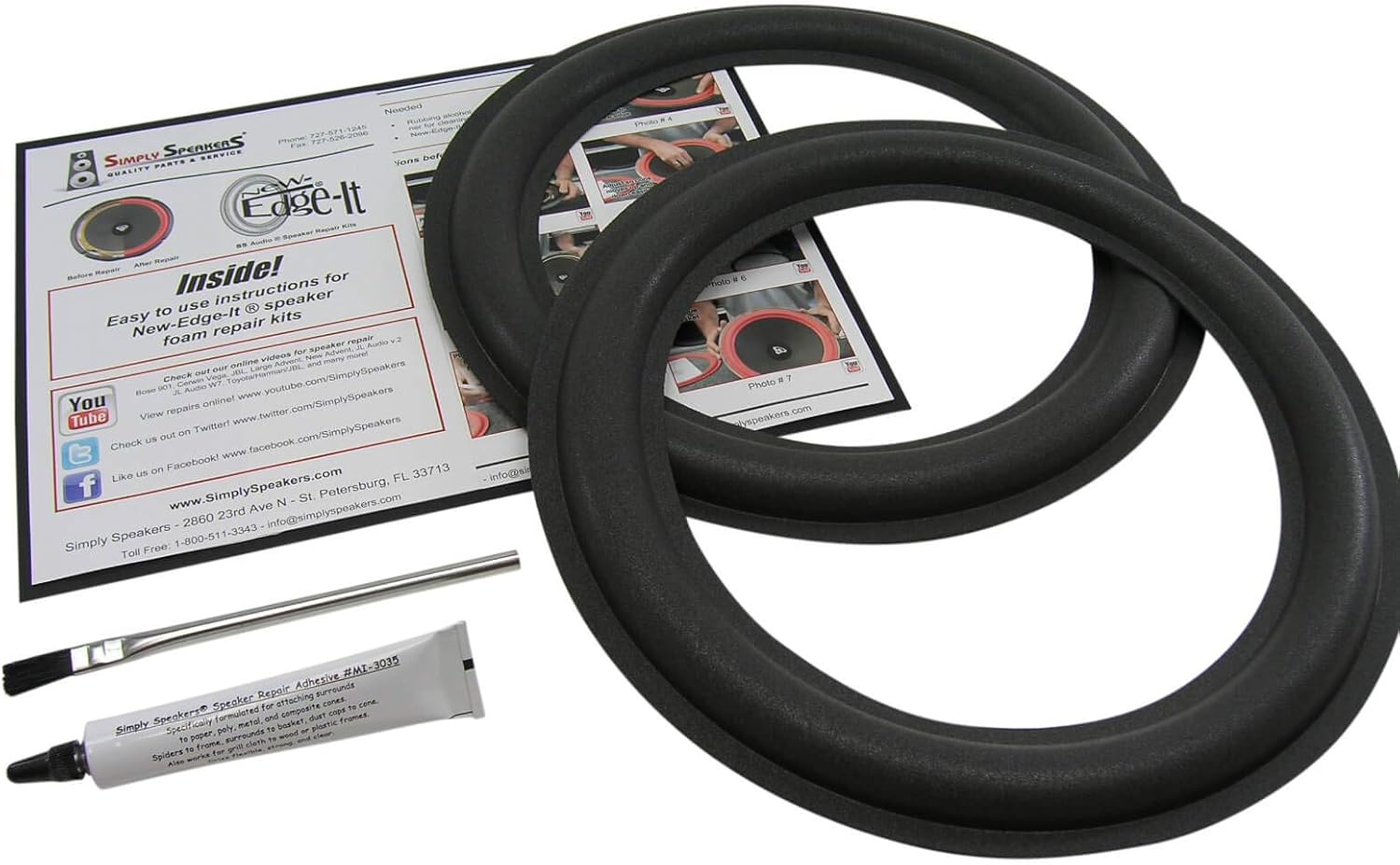 12 inch speaker repair kit