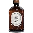 BACANHA - Organic and Raw Syrup - Rose Syrup - For Cocktail, Water, Coffee, Lemonade and Iced Tea - 400 ml