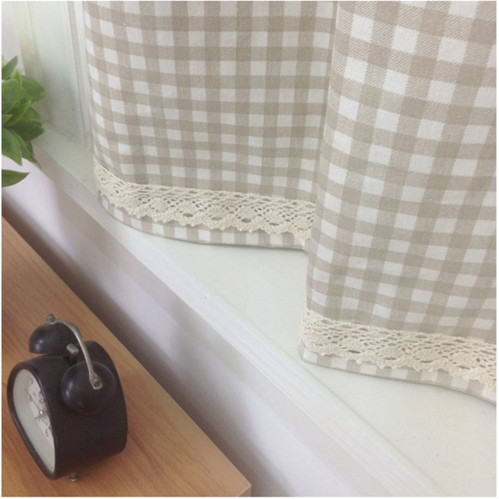 Tenda Decorativa da Cucina Cotone Fan 55 W X 24L 1 Panel per Sala da