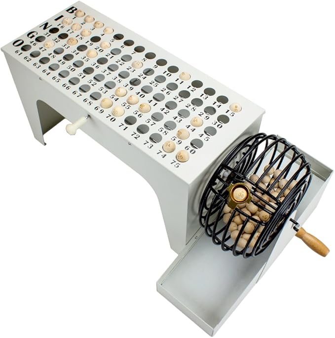 Professional Large Size Tabletop Bingo Set with EZ Reset