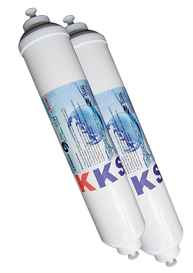 2er Pack Wasserfilter für Samsung, LG, GE, Daewoo, Miele Side by Side externer Kühlschrankfilter 2er Pack Wasserfilter für Samsung, LG, GE, Daewoo, Miele Side by Side externer Kühlschrankfilter