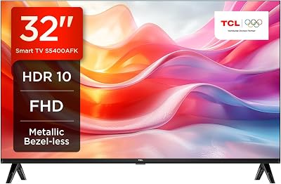 TCL 32 Inch HDR FHD Android TV Bezeless Metal Design