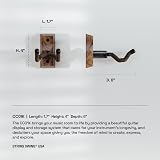 String Swing Guitar Hanger Black Walnut CC01K-BW Holder for Electric Acoustic view 6