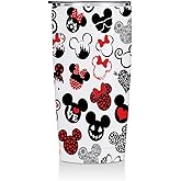 Jztco Magic Cartoon Mouse Inspired Straight Skinny 20 oz Tumbler Mouse Themed Gifts for Women Girls Friend Niece Daughter Water Bottle Coffee Mug Insulated Tumblers Thermal Cup for Vacation Trip