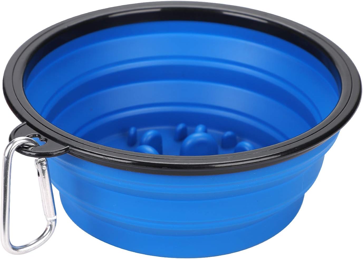 Slow Feeder Dog Bowl Slow Eating Dog Bowl Dog Slow Food Bowl Portable Dog Bowl with Hook Pet Bloat Stop Dog Bowl Interactive Puzzle Cat Bowl for Dogs Cats Puppies - Image 3