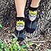 Naruto Shippuden Socks Cosplay (5 Pair) - (1 Size) Akatsuki Socks Low Cut Naruto Anime Socks Women & Men's