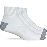 Carolina Ultimate Mens Cotton Full Cushion Quarter Socks 3 Pair Pack - X-Large