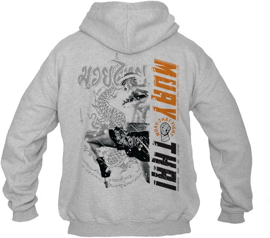 Dirty Ray Martial Arts MMA Muay Thai men's hooded sweatshirt B71