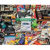 Springbok Puzzles - Gamer's Trove - 1000 Piece Jigsaw Puzzle - Large 30 Inches by 24 Inches Puzzle - Made in USA - Unique Cut Interlocking Pieces