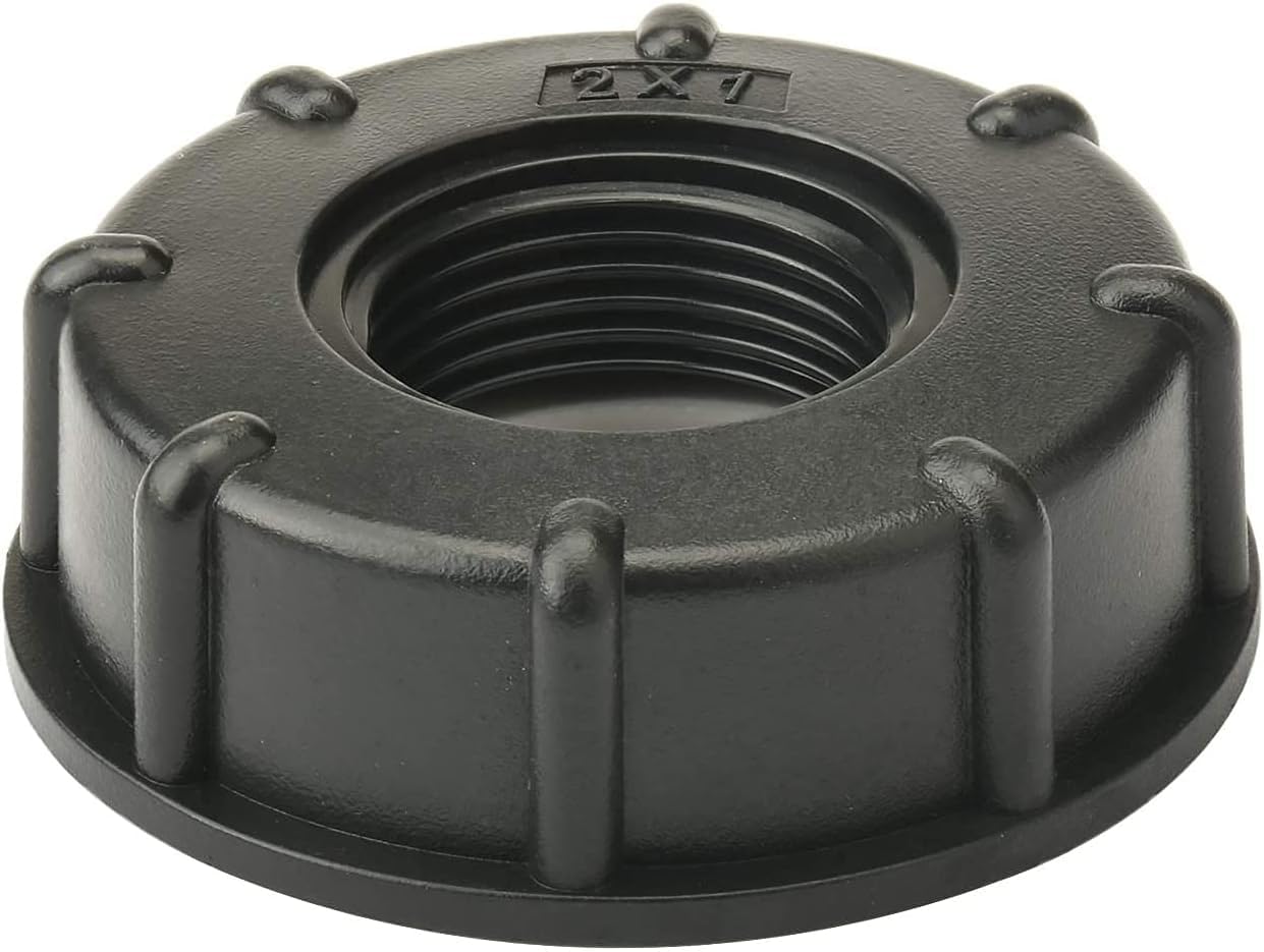 Noosverl 1" IBC Tank Fittings S60X6 Coarse Thread Water Pipe Tap Cap Garden IBC Hose Connector Adapter Parts