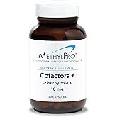 MethylPro Cofactors + L-Methylfolate 10 mg - Supports a Healthy Mindset - Vitamins B6, B12 & Magnesium - Active Folate for Methylation Support & Biochemical Reactions - 30 Servings - 30 Capsules