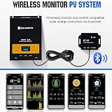 ECO-WORTHY 1700W Solar Power System 24V Home Kit 10x170W Panels 4x100Ah Lithium view 8