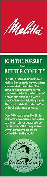 MELITTA SUPER PREMIUM NO. 4 COFFEE PAPER FILTER, 100 COUNT (PACK OF 1), BROWN