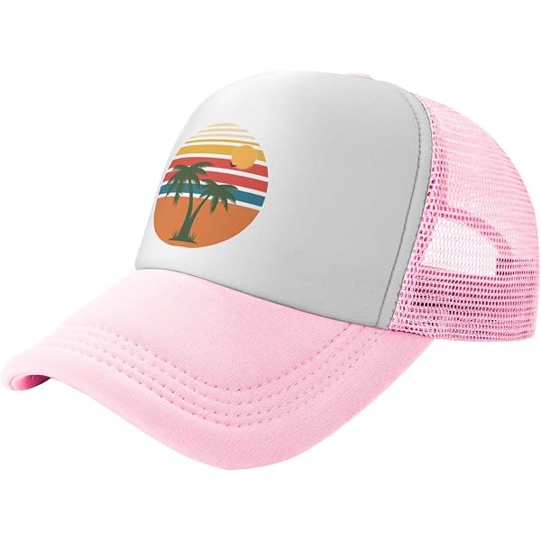 Gelxicu Hawaiian Palm Tree Hats Women Men Tropical Flower  display picture 1