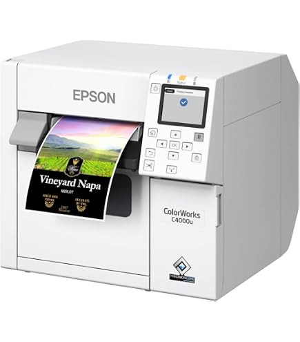 Amazon.com: Epson ColorWorks CW-4000 Matte Inkjet Printer with 