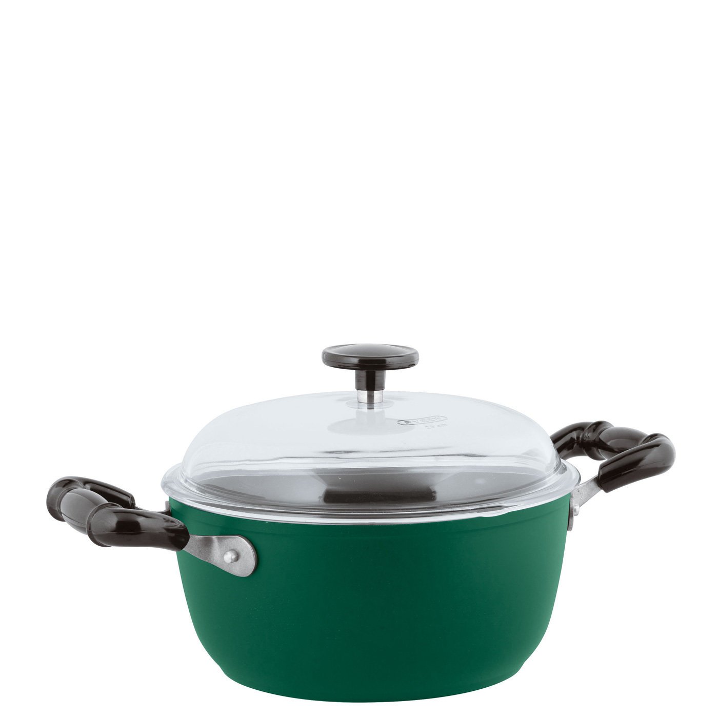 Sambonet 51007G70 1965 Vintage Quarzo Nero Stewing Pot (Aluminium)