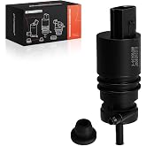 A-Premium Front Windshield Washer Pump Compatible with BMW Models | for 528i, 528i 535d 535i 550i xDrive, 535d, 535i, 535i GT, 550i, 550i GT, X3, 740i, 740Ld 740Li xDrive, 740Li, 750i