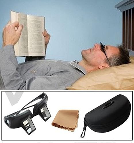 Andux occhiali lazy con angolo di 90 ° per occhiali orizzontali lr B00JWAEZ5U