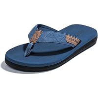 Koko O Men\'s Size 12 Beach Slippers Casual Flip Flops Comfortable Summer Shoes 10493_406C_003_M_Kokoo_BlkDks_  main image 4