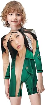 Amazon 子供用ワンピース水着 新型 スク水タイプ コスチューム レディース スクール水着 レディース 女子 キッズ 水着 女の子 水遊び プール ワンピース水着アスレチックサーフィン入浴スーツ 壇蜜 だん みつ新2 Unbeanded レディースフィットネス 競泳水着