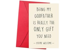 Godfather Proposal Gifts for Men Birthday Gift Card for Godfather Birthday Gifts for Goddad Proposal Gift Card for God Father