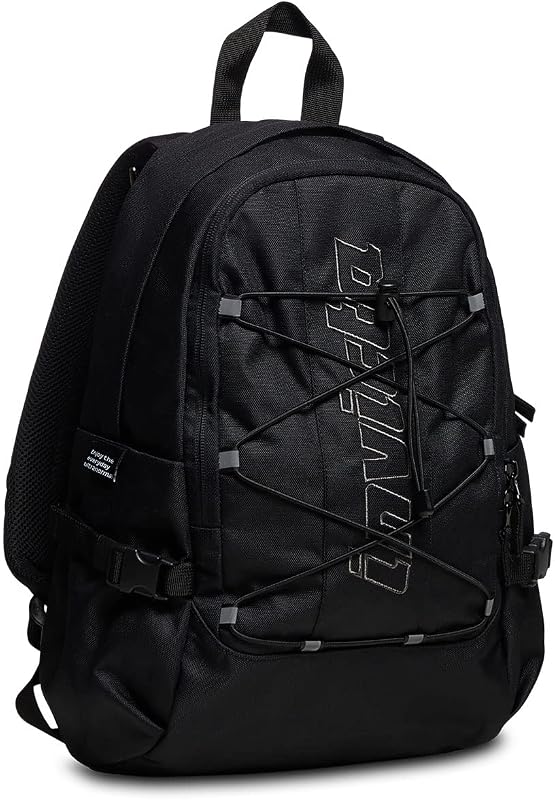 ACT SMALL Rucksack aus nachhaltigem Stoff, Praktisch & Unisex, mit Laptopfach, Büro, Reise, Arbeit, Fahrrad, Backpack, Daypack, italienisches Design, schwarz