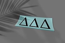 Pro-Graphx Delta Delta Delta Greek Sorority Sticker