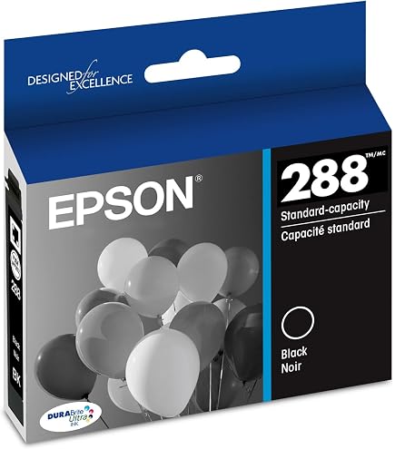 Amazon.com: EPSON 288 DURABrite Ultra Ink High Capacity Black
