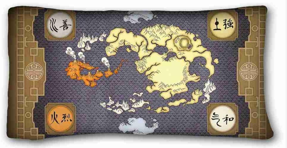Custom Characteristic ( Avatar Anime Avatar The Last Airbender ) Pillow Covers Bedding Accessories Size 20"X36" suitable for Full-bed