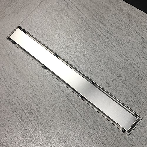 Neodrain 24Inch Linear Shower Drain With 2in1 Flat & Tile insert