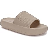Joomra Pillow Slippers for Women and Men Non Slip Quick Drying Shower Slides Bathroom Sandals | Ultra Cushion | Thick Sole
