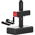 ComMarker B6 60W JPT Mopa Fiber Laser Engraver with Rotary Axis, Auto Focus Screen, Portable Laser Engraver, Color Marking, 150mm x 150mm, Lightburn Compatible, Laser for Metal, Plastic, Jewelry