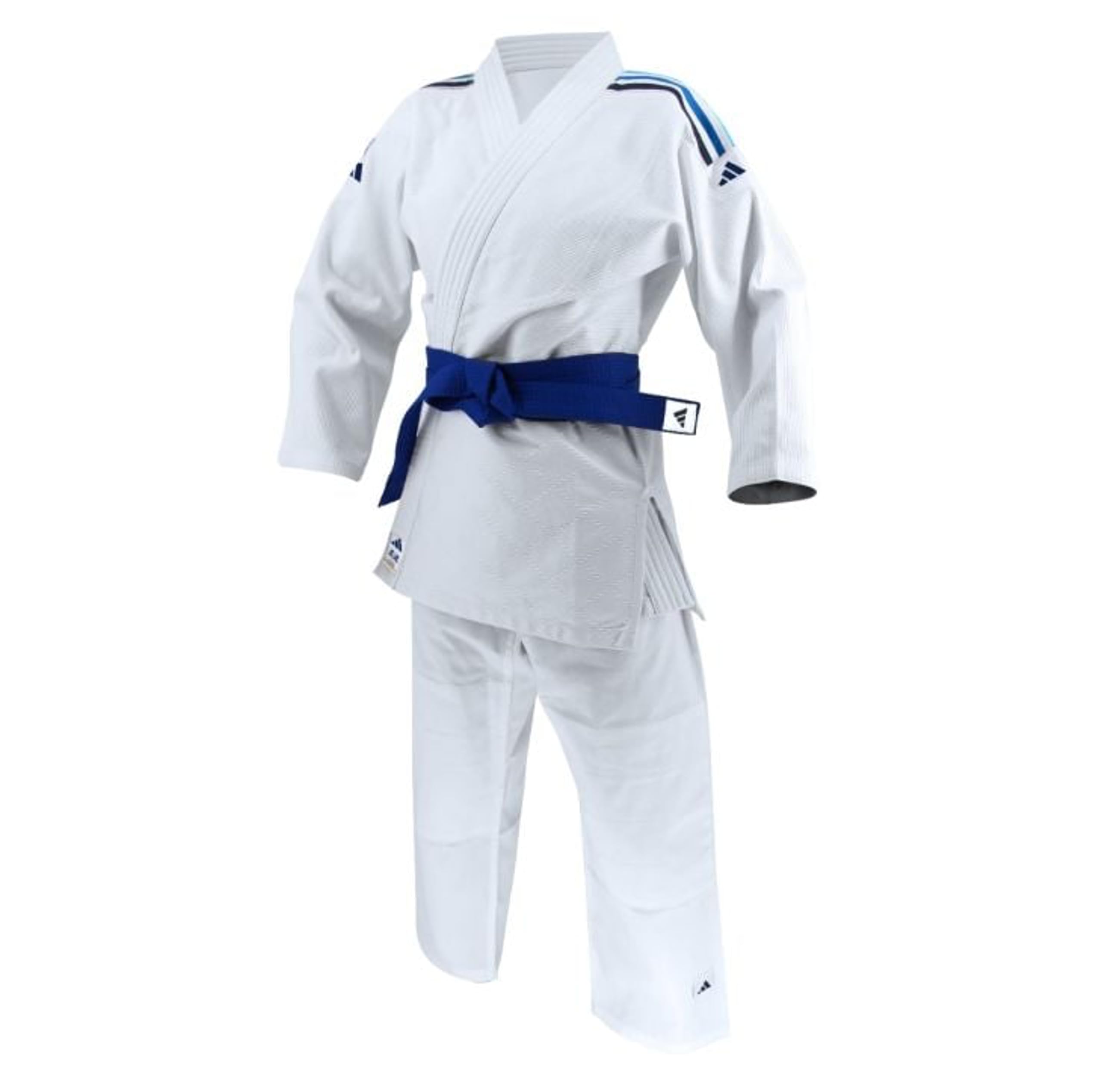 adidas | Club Judo Uniform for Men, Women & Kids | Perfect for Training | Durable Polycotton Judo Uniform with White Belt Included, 350g/13oz